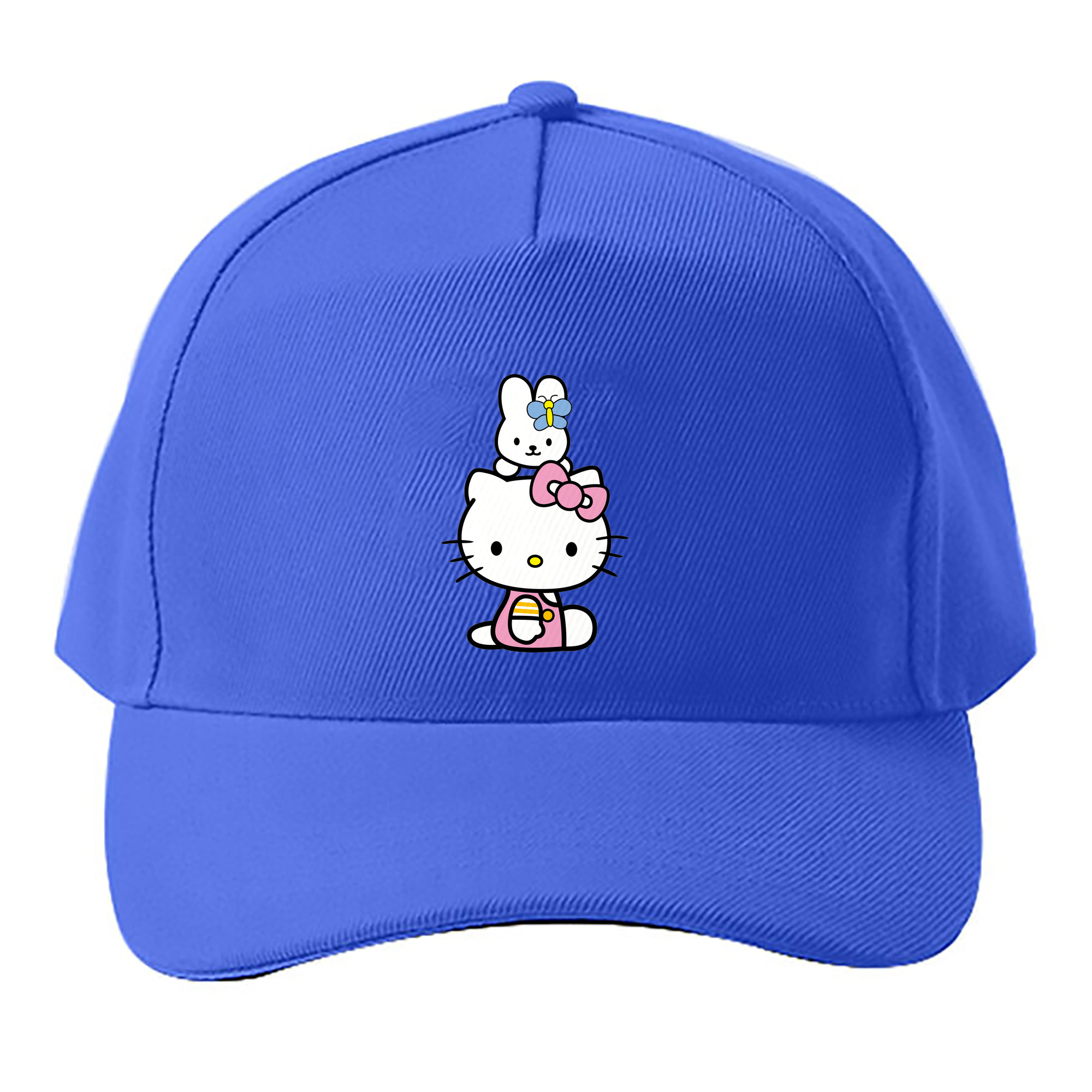 （画像用） Hello Kitty ハローキティ ベースボールキャップ 綿100％ 男女兼用 帽子 スポーツ